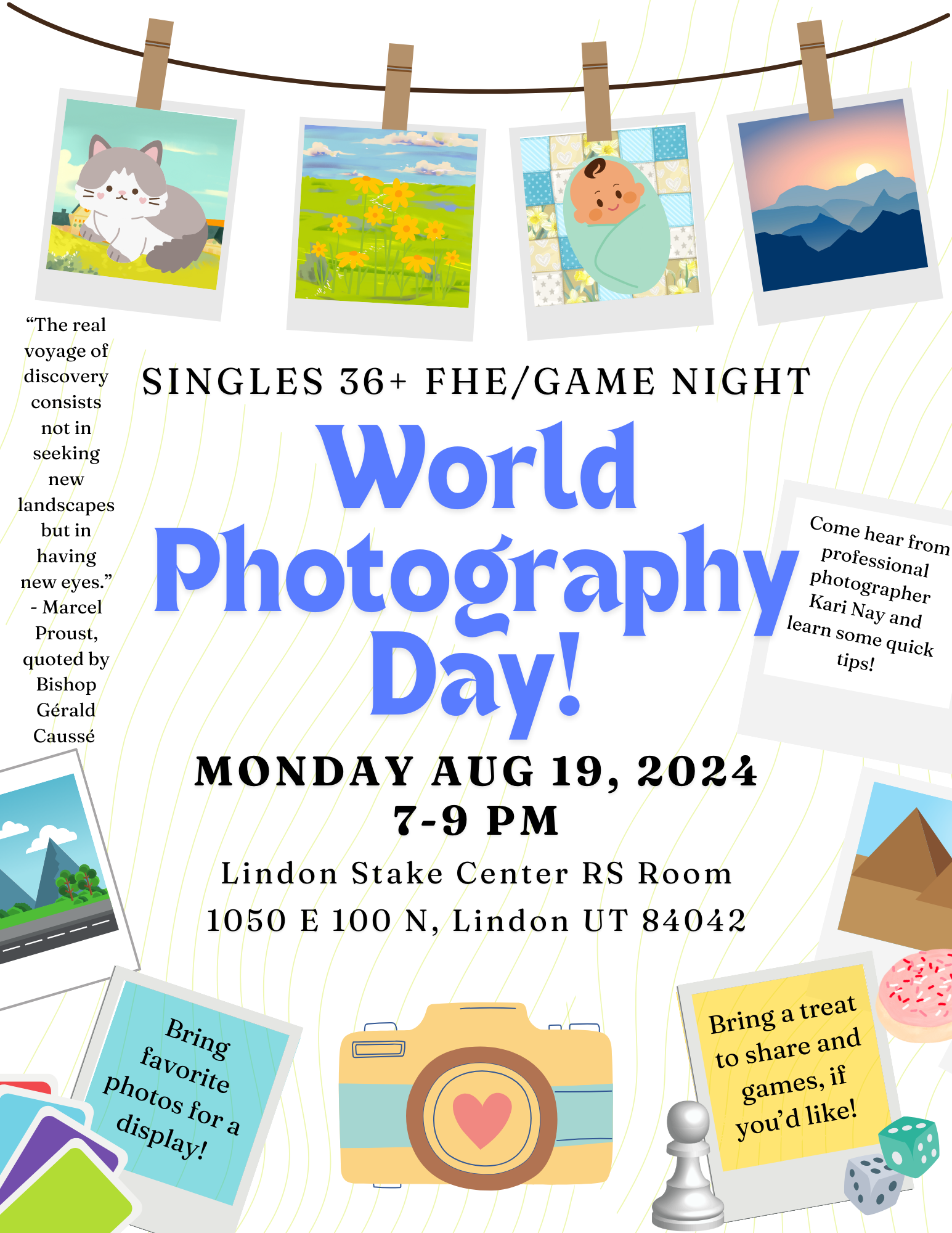 Aug 19, 2024 Game Night/FHE.