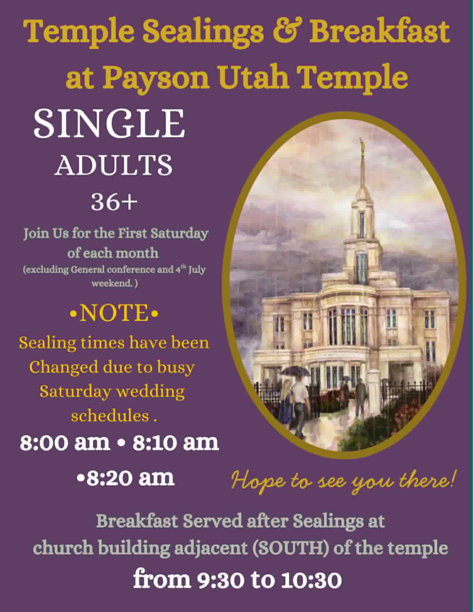 Payson Temple Activity